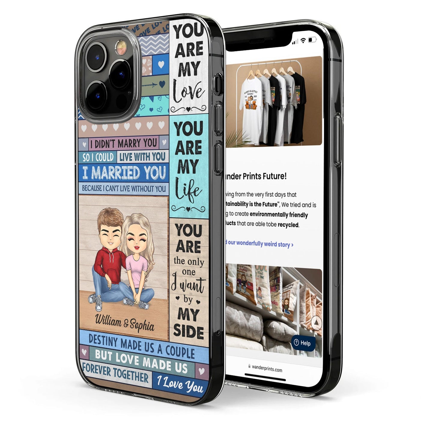 You Are The Only One I Want By My Side - Loving, Anniversary Gift For Spouse, Husband, Wife - Personalized Clear Phone Case