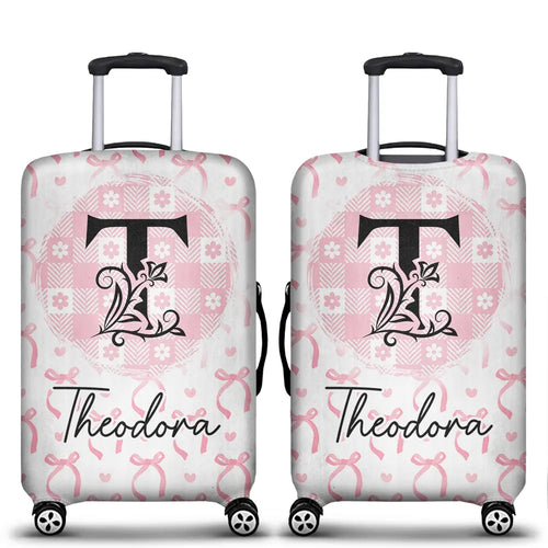 Ribbon Name Coquette - Personalized Luggage Cover