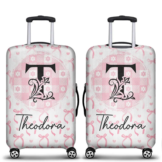 Ribbon Name Coquette - Personalized Luggage Cover