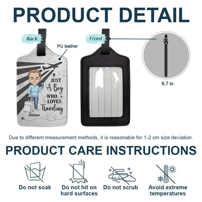 Say Yes To New Adventure - Personalized Luggage Tag