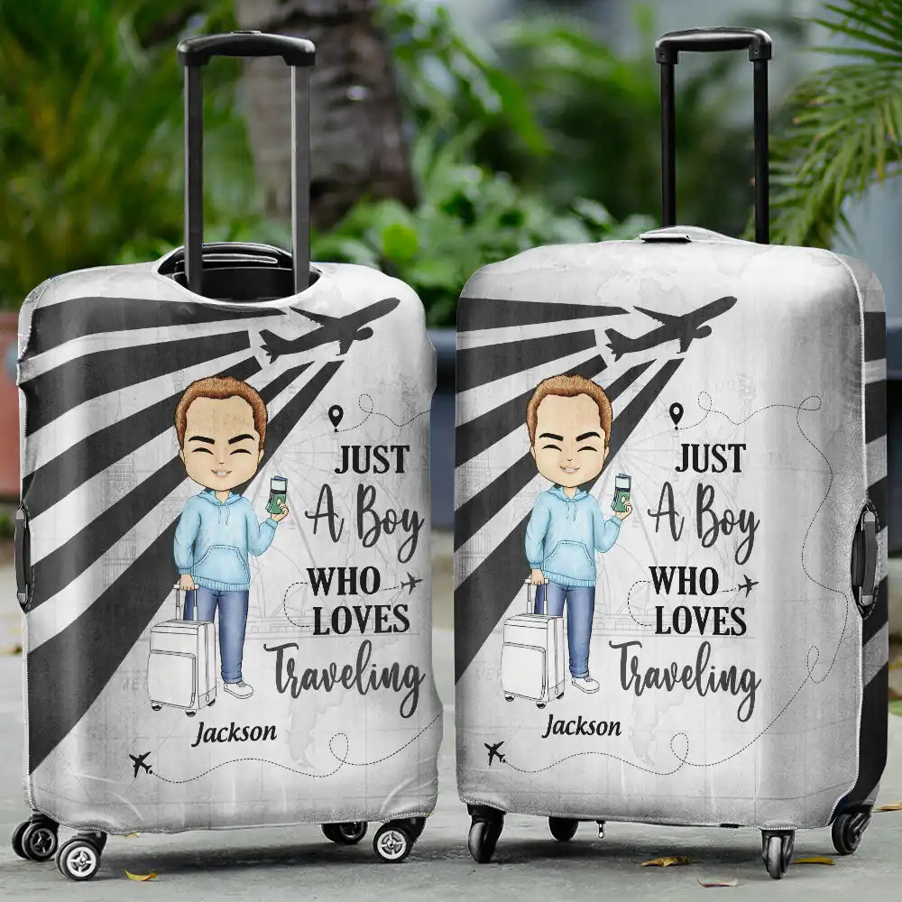 Say Yes To New Adventure Travel - Personalized Luggage Cover