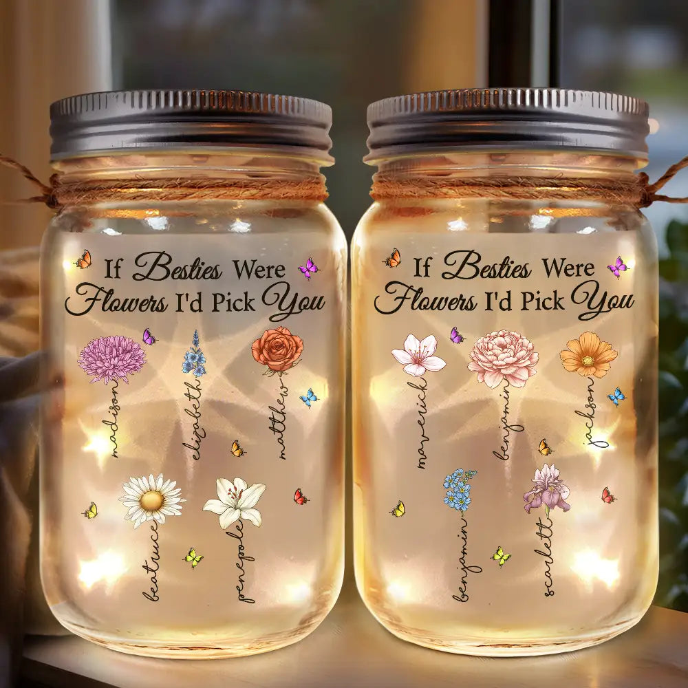 Gia Đình - Vườn Mẹ - Đèn Mason Jar Cá Tính 