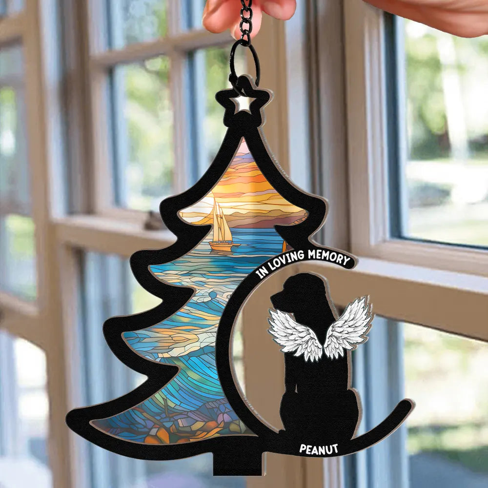 Loss Of Pet Christmas - Personalized Custom Shaped Acrylic Ornament