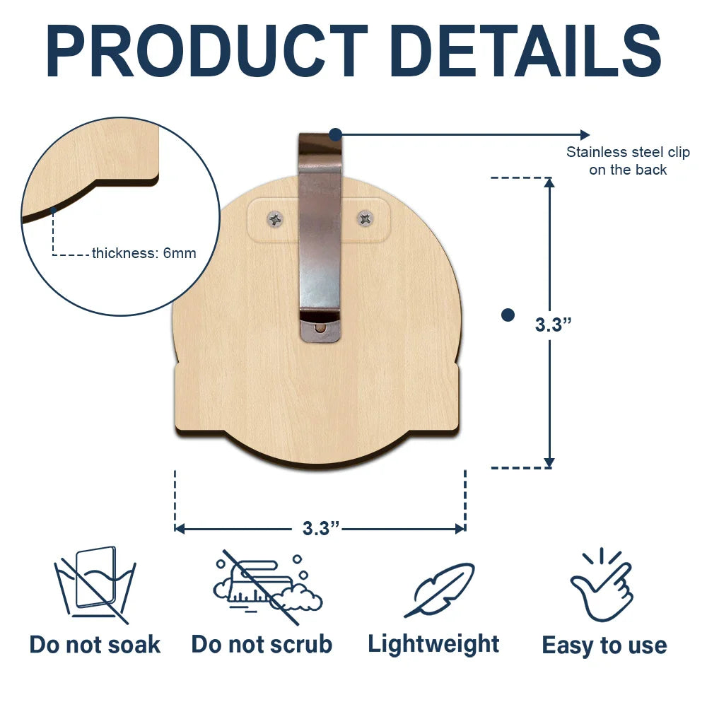 Couple You & Me We Got This - Personalized Custom Shaped Car Visor Clip