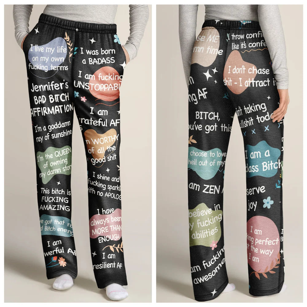 Girl's Daily Affirmations - Personalized Sweatpants