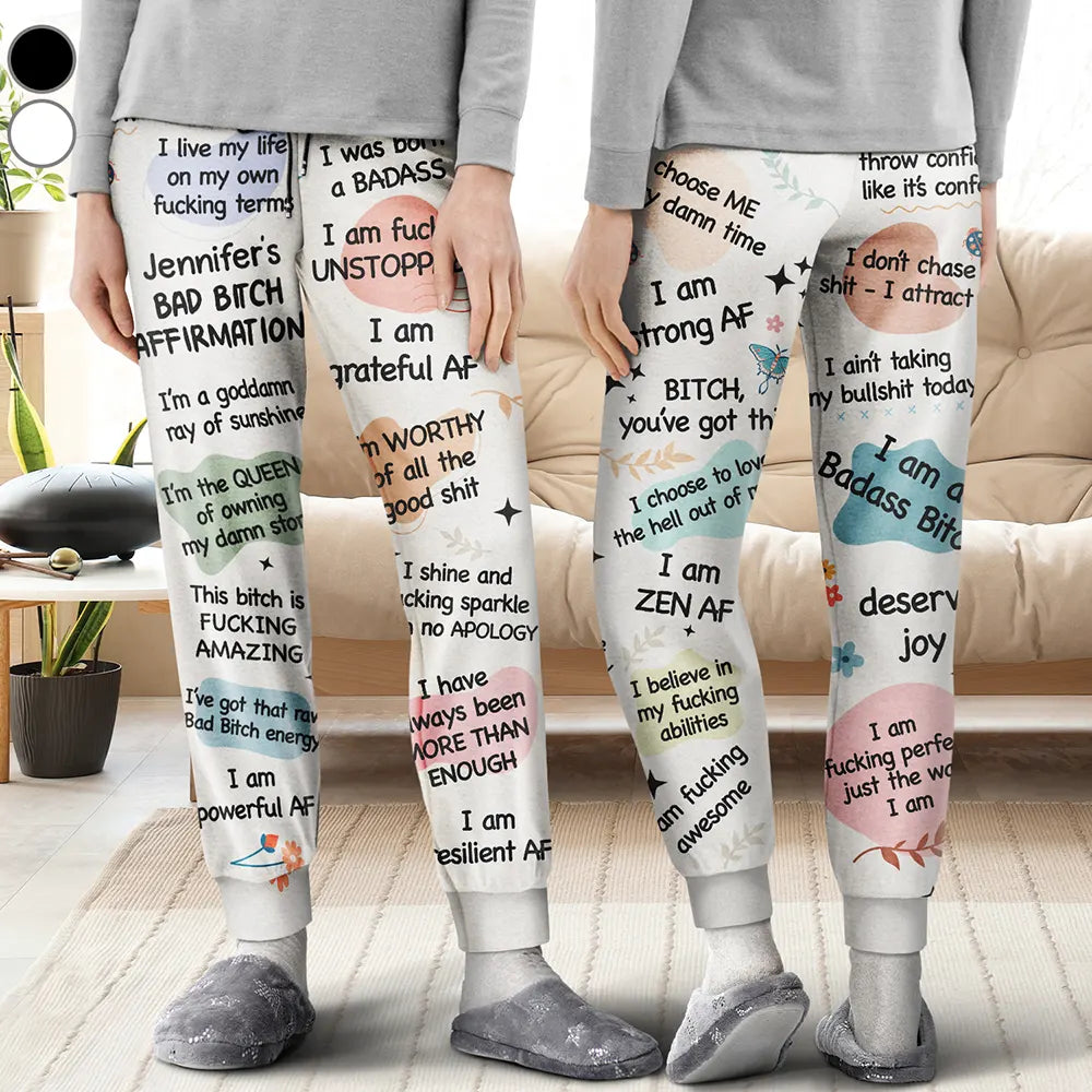 Girl's Daily Affirmations - Personalized Sweatpants