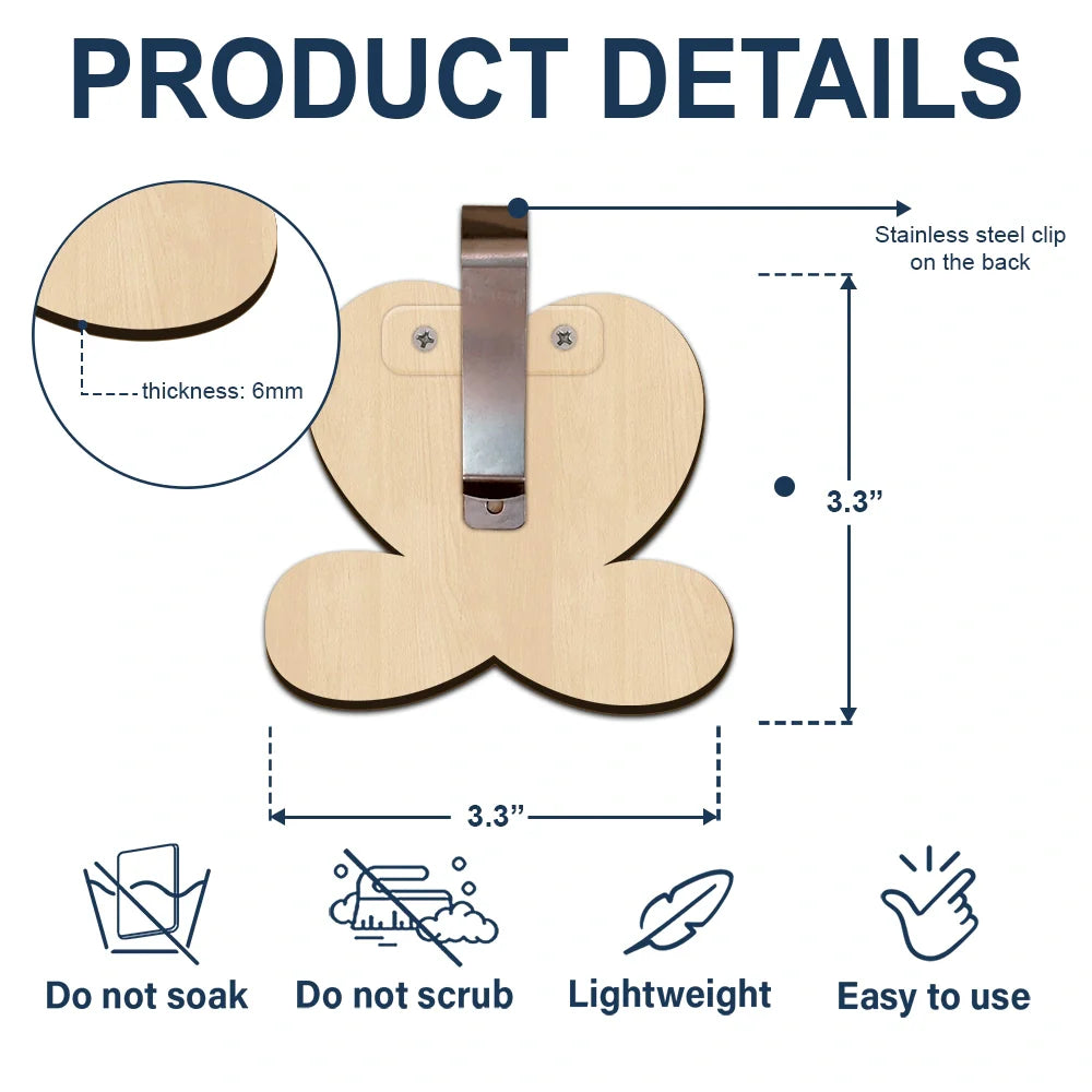 Drive Safe Your Wife Loves You - Personalized Custom Shaped Car Visor Clip