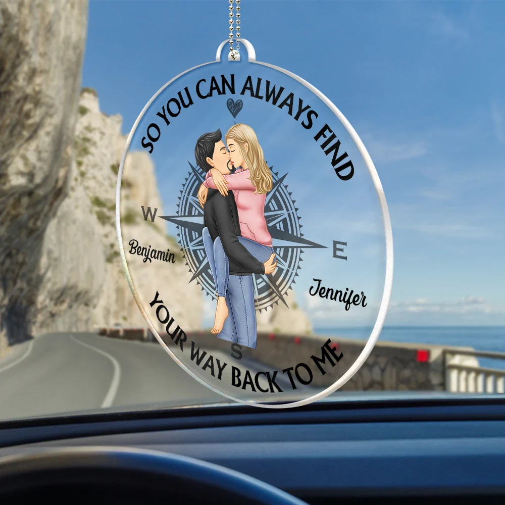 Couple Come Back To Me - Personalized Acrylic Car Hanger