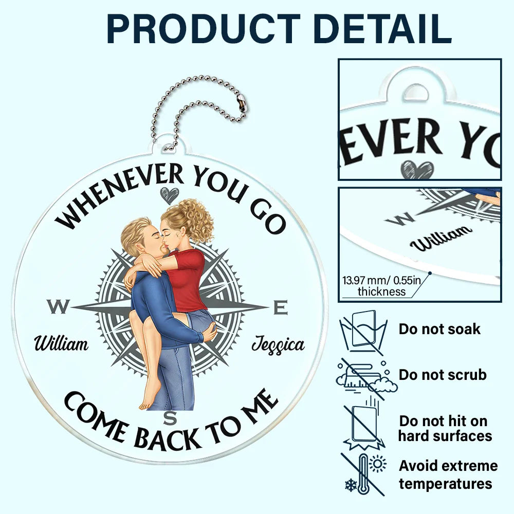 Couple Come Back To Me - Personalized Acrylic Car Hanger