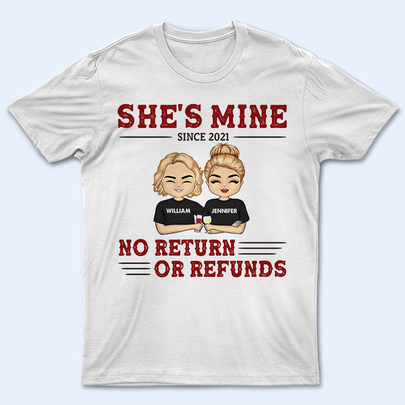 Chibi Couple I'm Yours - Couple Gift - Personalized Custom T Shirt