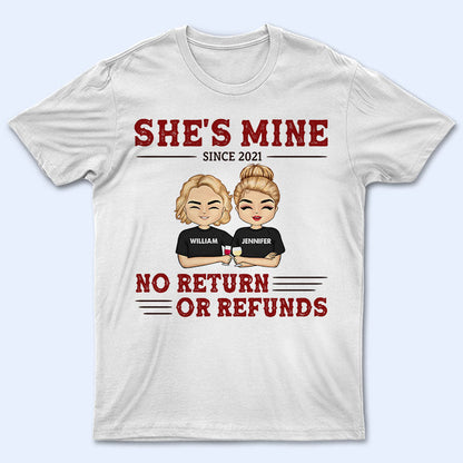 Chibi Couple I'm Yours - Couple Gift - Personalized Custom T Shirt