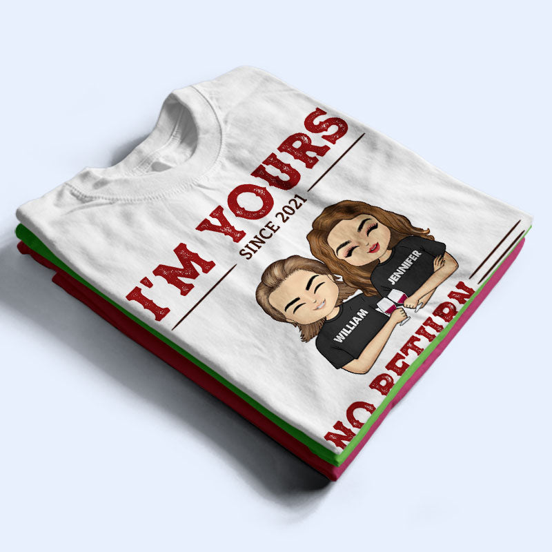 Chibi Couple I'm Yours - Couple Gift - Personalized Custom T Shirt