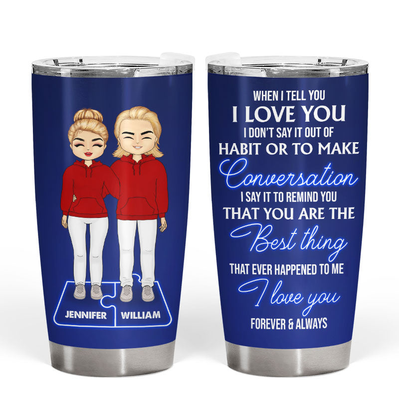 You Are The Best Thing - Couple Gift - Personalized Custom Tumbler