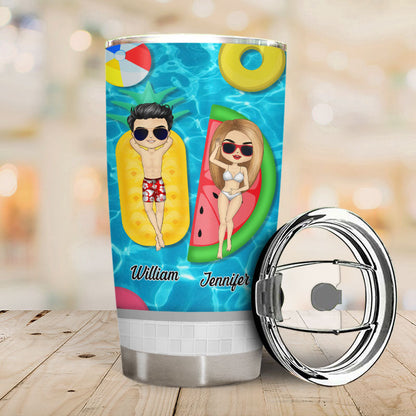 Together Is Our Favorite Place To Be - Couple Gifts - Personalized Custom Tumbler