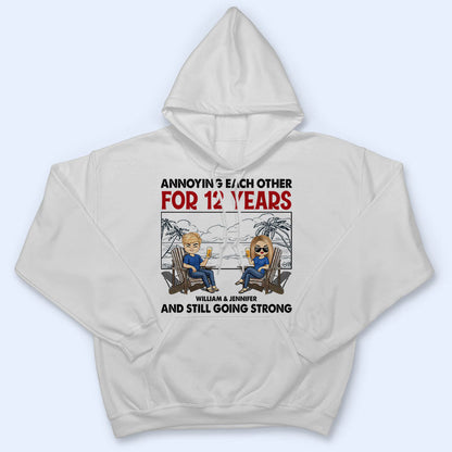 Beach Couple Annoying Each Other And Still Going Strong - Gift For Couple - Personalized Custom T Shirt