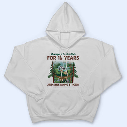 Camping Couple Annoying Each Other And Still Going - Gift For Couple - Personalized Custom T Shirt