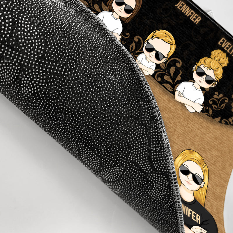 You Call It Chaos We Call It A Family - Gift For Couple - Personalized Custom Doormat