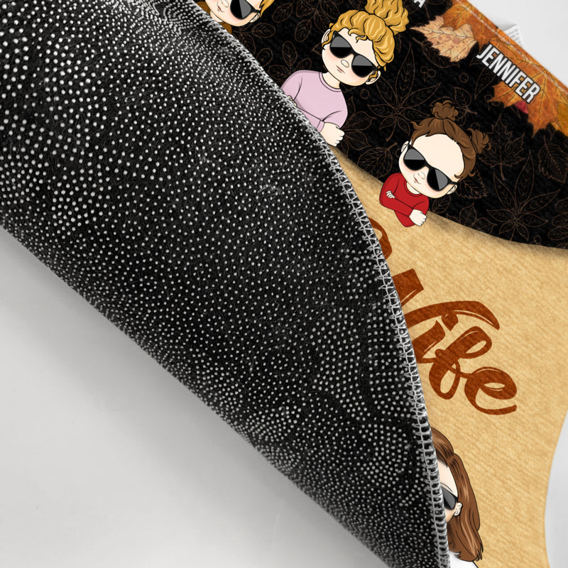 Beware Of Wife Husband Is Cool - Gift For Couple - Personalized Custom Doormat