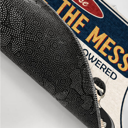 Family Pet Lovers Excuse The Mess - Gift For Pet Owners - Personalized Custom Doormat