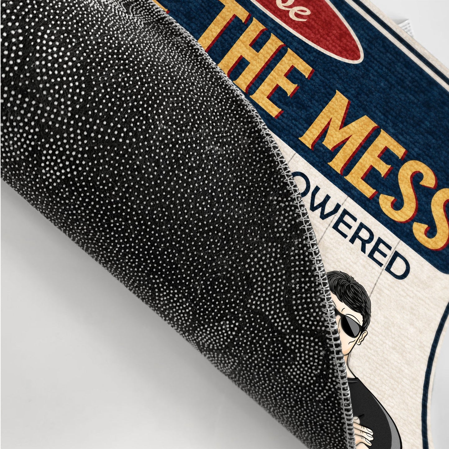 Family Pet Lovers Excuse The Mess - Gift For Pet Owners - Personalized Custom Doormat