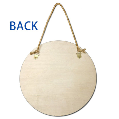 It's Always 5 O’clock - Home Decor For Patio, Pool, Deck, Bar - Personalized Custom Wood Circle Sign