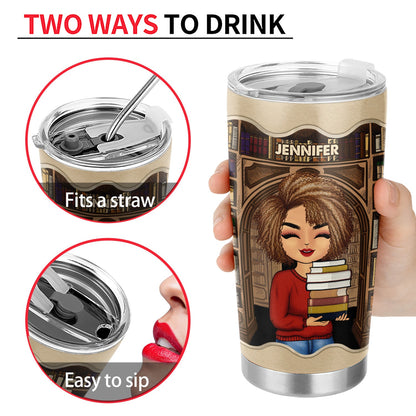 Reading Not A Hoarder - Personalized Custom Tumbler