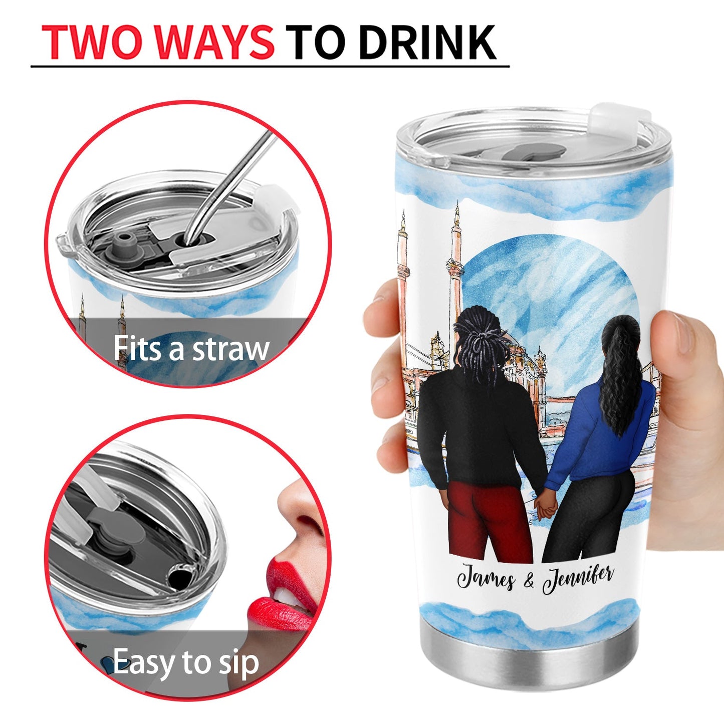 I'm Yours No Returns Or Refunds - Gift For Wife, Couples - Personalized Custom Tumbler