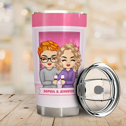 Chibi I Could Have Annoyed You Longer - Gift For Couples - Personalized Custom Tumbler