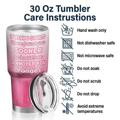 Chibi Could Have Annoyed You Longer - Gift For Couples - Personalized Custom 30 Oz Tumbler