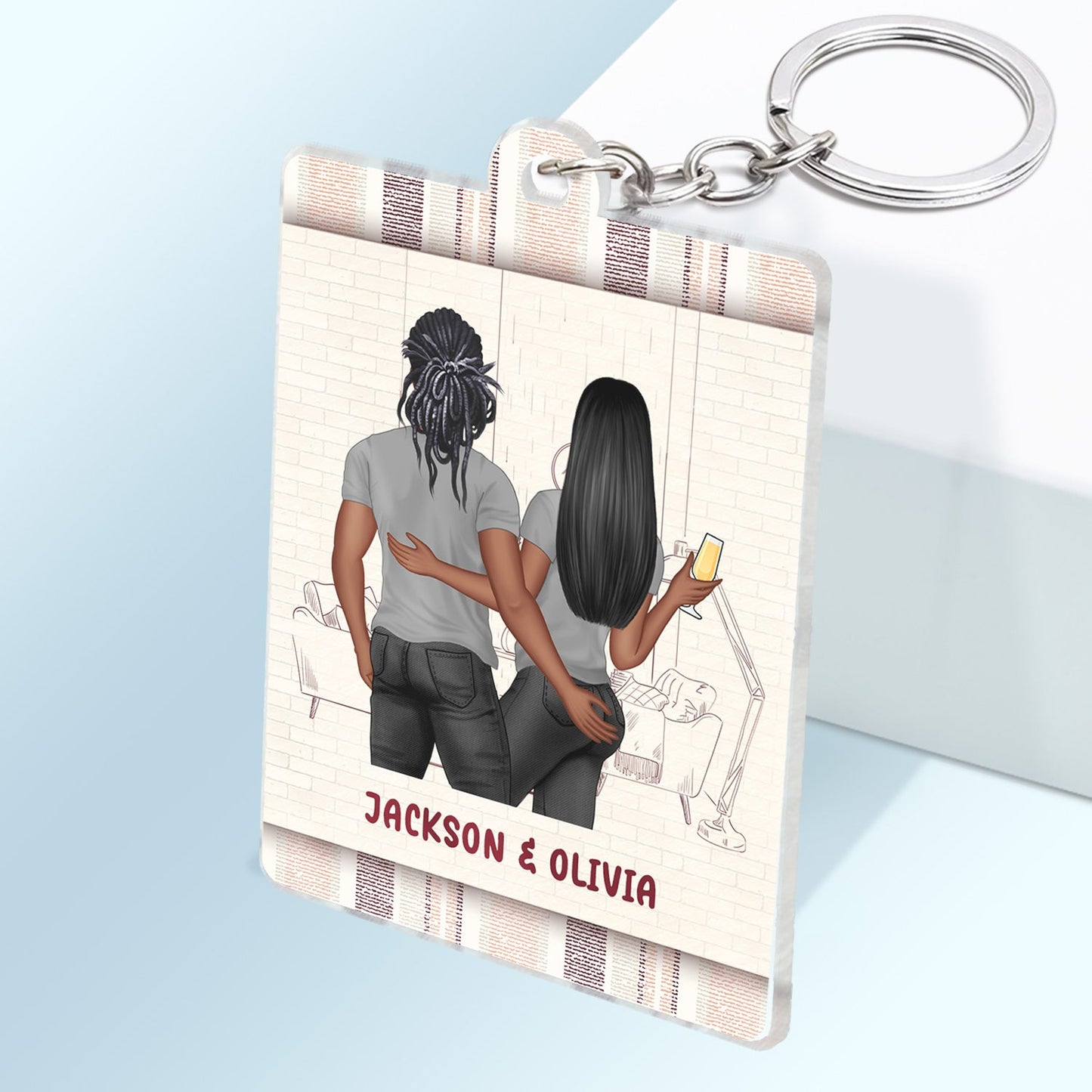 I Could Have Found You Sooner - Gift For Couples - Personalized Custom Acrylic Keychain