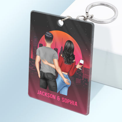 Found You Sooner Annoyed You Longer - Gift For Couples - Personalized Custom Acrylic Keychain
