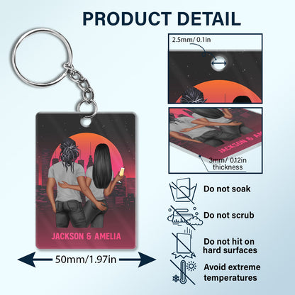 Found You Sooner Annoyed You Longer - Gift For Couples - Personalized Custom Acrylic Keychain