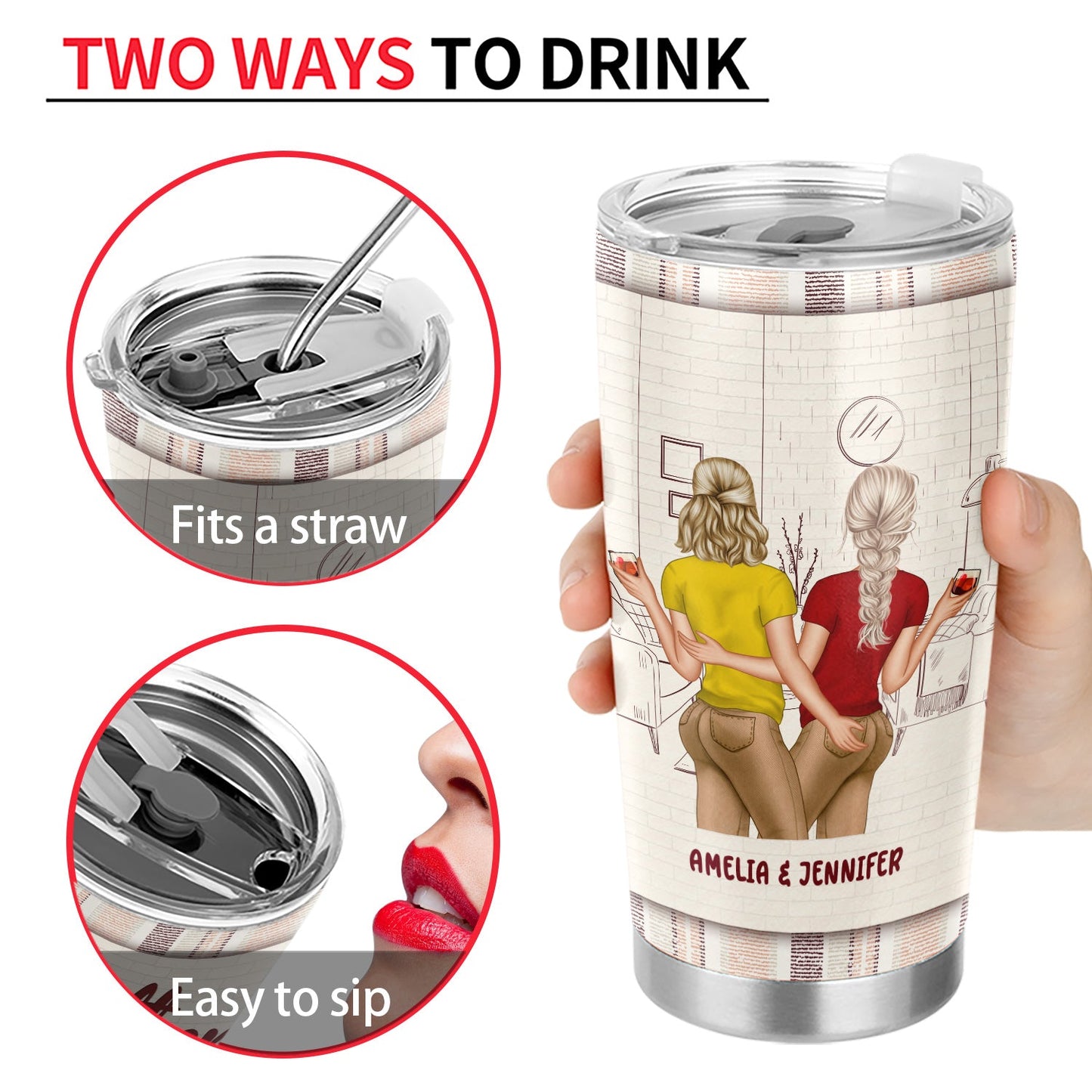 Couple I Could Have Found You Sooner Annoyed You Longer - Gift For Couple - Personalized Custom Tumbler