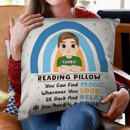 Reading All You Need Is A Book - Gift For Kids - Personalized Pillow