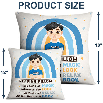 Reading All You Need Is A Book - Gift For Kids - Personalized Pillow