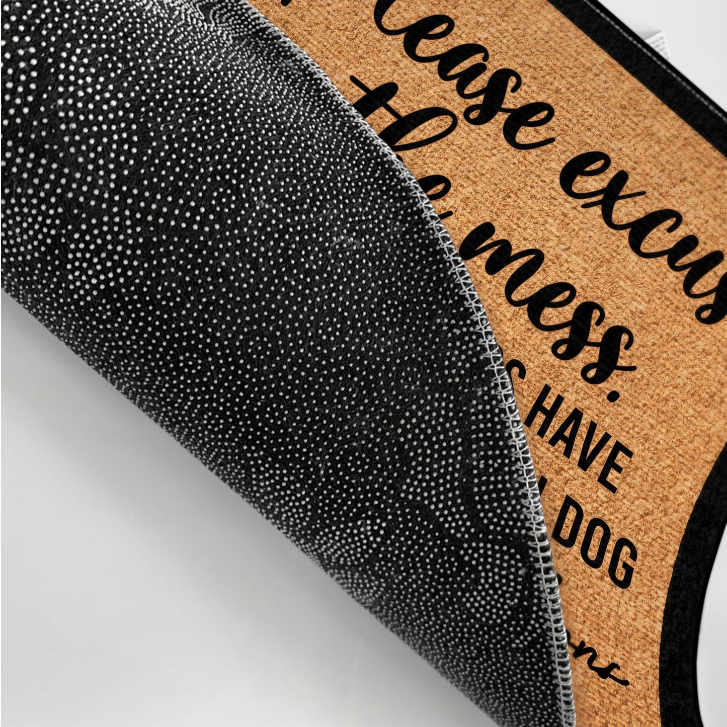 Family Pet Lovers Excuse The Mess Flat Art Family - Gift For Family, Home Decor, Housewarming Gift, Gift For Pet Lovers - Personalized Doormat