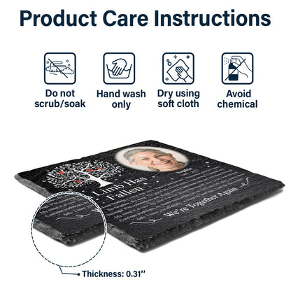 Custom Photo A Limb Has Fallen - Memorial Gift - Personalized Rectangle Memorial Garden Stone