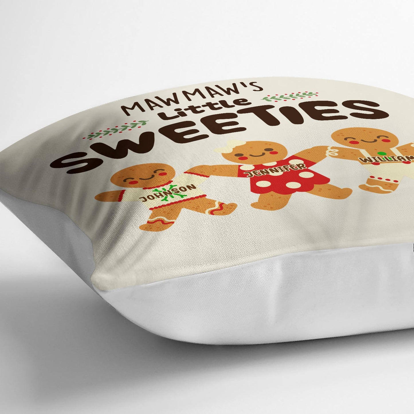 Grandma Grandpa Mom Dad Perfect Patch - Gift For Mom, Dad, Grandparents - Personalized Pillow