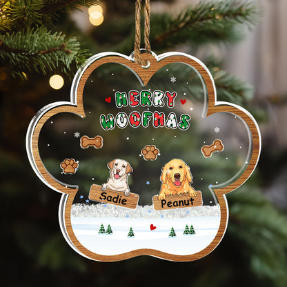 Woofmas Winter - Personalized Custom Acrylic Ornament