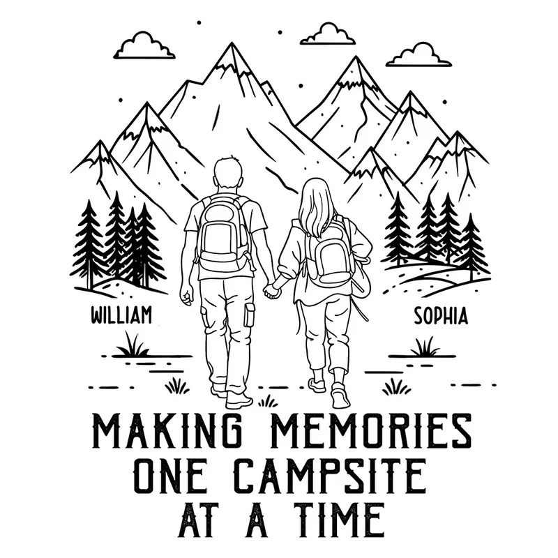 Adventure Partners For Life - Personalized Decor Decal
