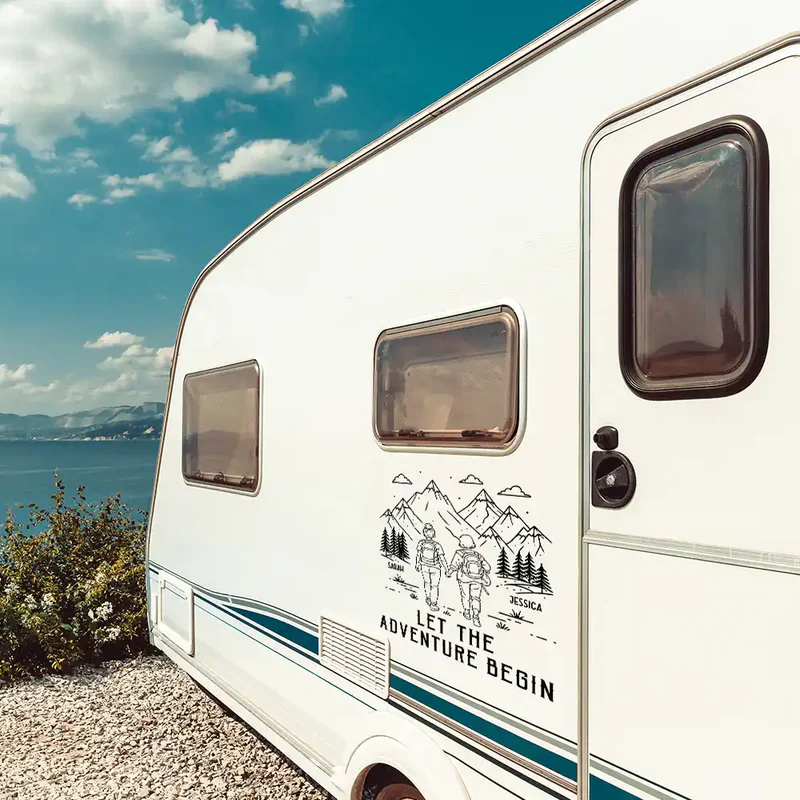 Adventure Partners For Life - Personalized Decor Decal