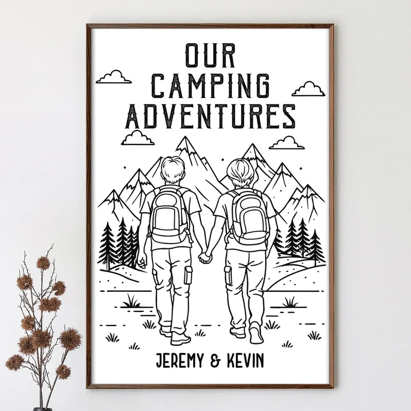 Adventure Partners For Life - Personalized Poster