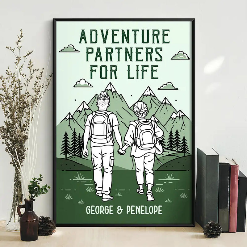 Adventure Partners For Life - Personalized Poster