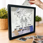Adventure Partners For Life - Personalized Ticket Memory Box