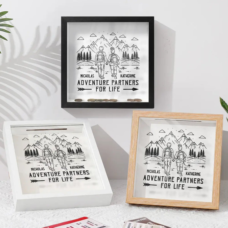 Adventure Partners For Life - Personalized Ticket Memory Box