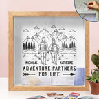 Adventure Partners For Life - Personalized Ticket Memory Box