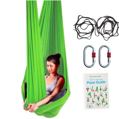 Aerial Yoga Hammock Set with Rigging Equipment