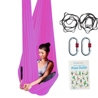 Aerial Yoga Hammock Set with Rigging Equipment