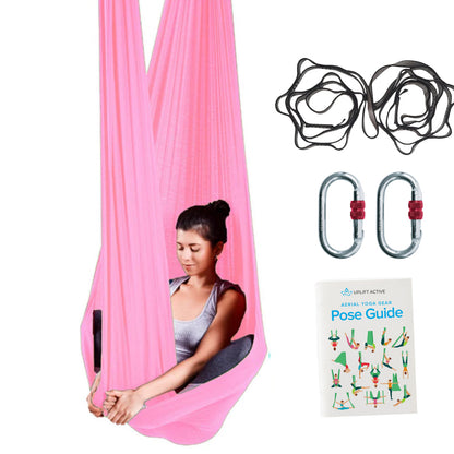 Aerial Yoga Hammock Set with Rigging Equipment