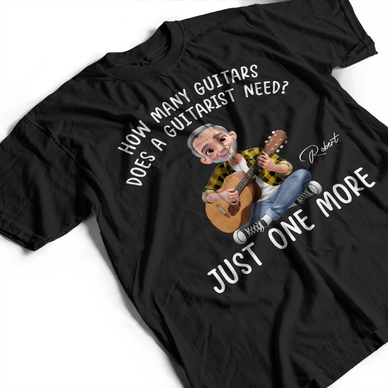 All I Need Is This Guitar 3D Effect - Personalized T Shirt